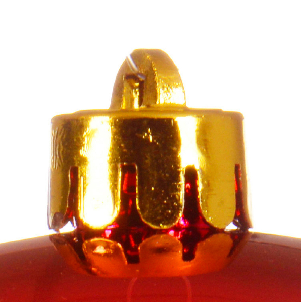 Елочная игрушка Shiny D20 Christmas Red