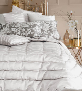 Bedspread Jasmine 270X270 silver