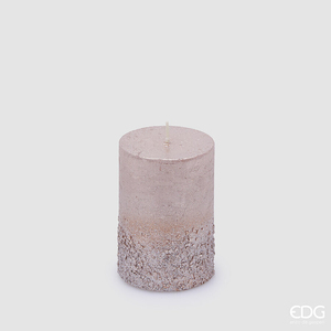 Lumânare Rustic Moccolo Glitter Antique Pink
