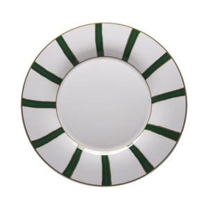 Stripes Green Dessert plate 
