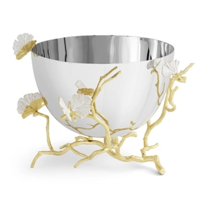 Butterfly Ginkgo Serving Bowl