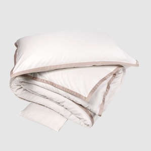 Duvet cover Hellen 250X200 Bianco Seta+Rosa Boho