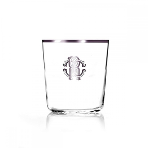 Monogramma Platinum Old Fashioned Set of 6 Glasses