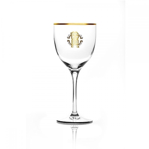 Set of 6 wine glasses Monogramma