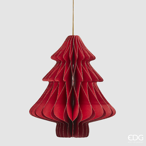 Christmas tree decoration Pino Origami H15 Red