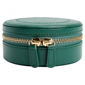 Round Zip Case Sophia green