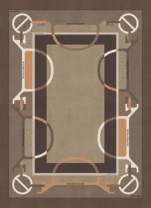 Cuvertură Pareo Staffe 138X180 Camoscio