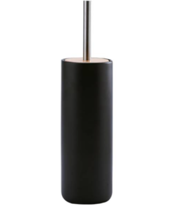 Oscar Black Toilet Brush Holder