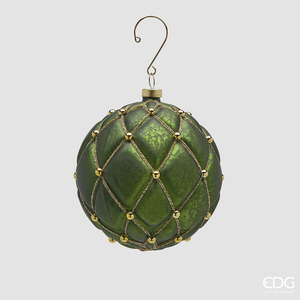 Christmas tree decoration Palla Capitonne H10 Green