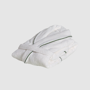 Банный халат Isola M Bianco+Verde Bosco