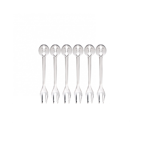 Kiss Набор из 6 маленьких вилок в подарочной коробке