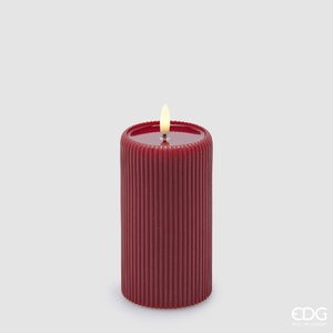 Electric Candle Lounge Cilindro Miniled Red