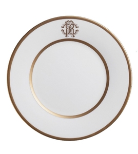 Silk Gold Round Serving Dish