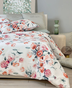 Duvet cover set Biancofiore 220X200 Corallo