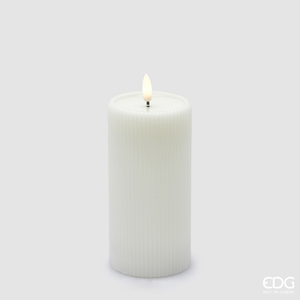 Electric Candle Lounge Cilindro Miniled White
