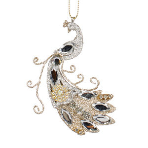 Christmas tree decoration Jewel Peacock