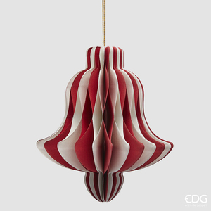 Елочная игрушка Campana Origami H15 White Red