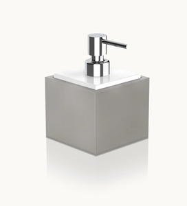 Brownie Soap Dispenser taupe/chrome