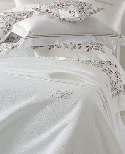 Delfina Cuvertură 270X270 bianco