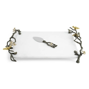 Lovebirds Cheese Board with Knife