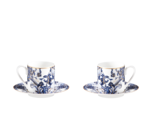 Azulejos Set of 2 coffee cups and saucers