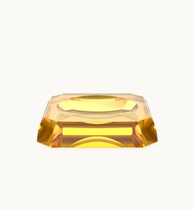 Kristall Мыльница amber