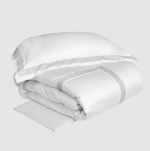 Lenjerie de pat Bramante 250X200 bianco+grigio