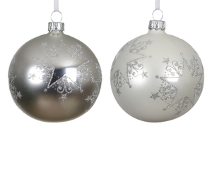 Christmas tree decoration Matt Shiny Stars D8