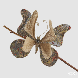 Fluture decorativ cu sistem de prindere Farfalla H21