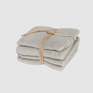 Set de 4 prosoape Coccola Grigio