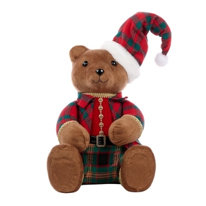 Статуэтка Tartan XMAS Sitting Boy Bear