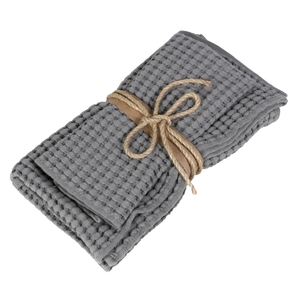 Set of towels Nettare 38X50 + 50X110 gray