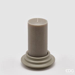 Scented Candle Dorica c/Piatto Grey