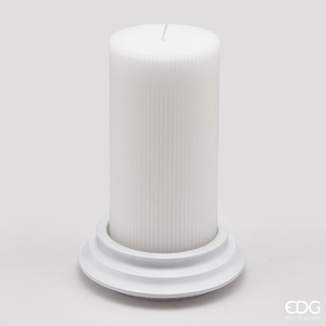 Scented Candle Dorica c/Piatto White