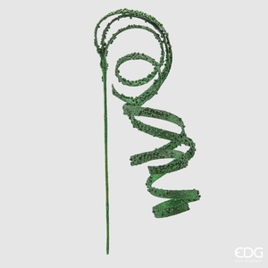 Decorative branch Filante Glitter Green