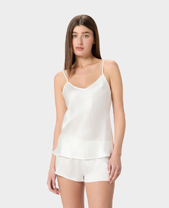 Top Seta L perla