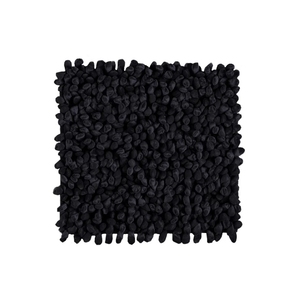 Rocca Bath Mat 60X60 Black