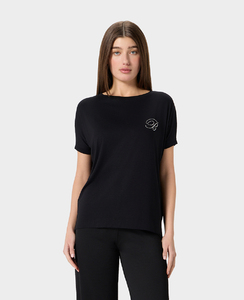 Bluză Ispirazioni Maxi T-Shirt S/M nero