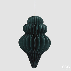 Christmas tree decoration Fuso Origami H15 Dark Green