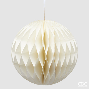 Christmas tree decoration Palla Origami D15 White