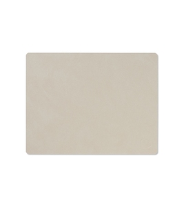 Table Mat Square M Oyster White