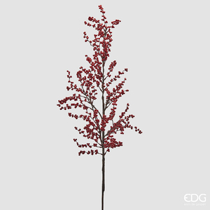 Decorative branch Ilex Ramo H107