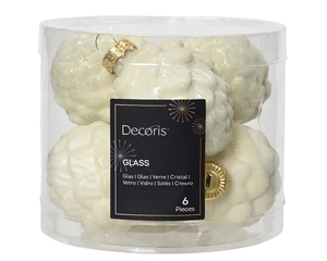 Set jucării brad Pinecone Enamel-Matt Glitter Mix D5