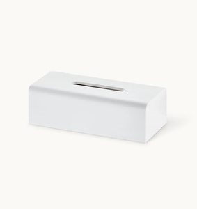 Stone Tissue Box white