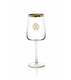 New Monogram Gold Set de 2 pahare de vin